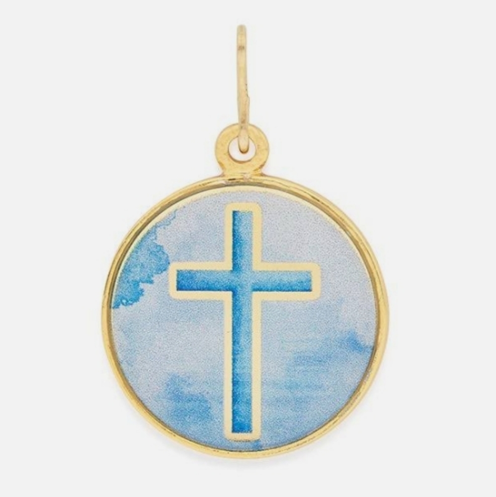 Alex & Ani RARE Art Infusion Chain Station Cross Charm NWT